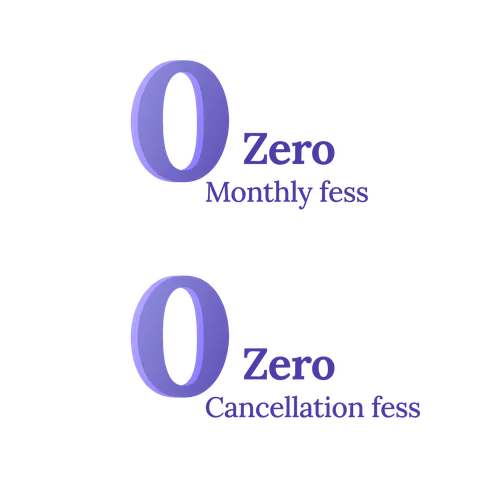 zero monthly fee